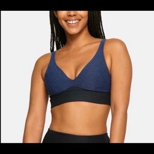 Colorblocked Plunge Bra